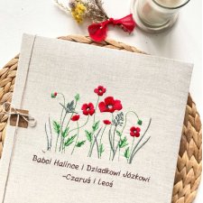 Album- Motyw roślinny z personalizacją