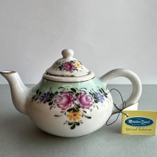 Collectable - Porcelain Art ❀ڿڰۣ❀ Miniature Teapot - Special Edition ❀ڿڰۣ❀ Imbryk Kolekcjonerski