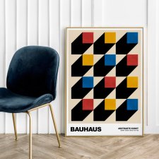 Plakat Bauhaus geometria v2 50x70 cm