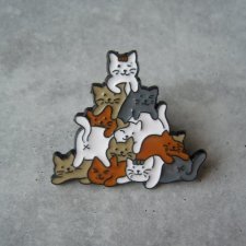 PIN BROSZKA KOTKI