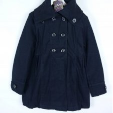 RCC Fashion flauszowy płaszczyk z metką navy / L