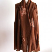 Wełniany szal 76x 200 cm