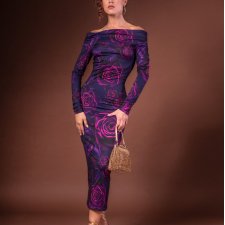 Julia Magic Rose - dopasowana sukienka