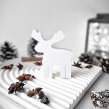 Figurka - renifer white