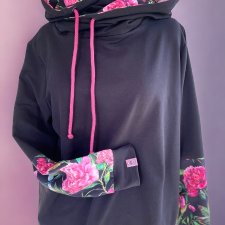 Snood Hood - Piwonie (S/36)