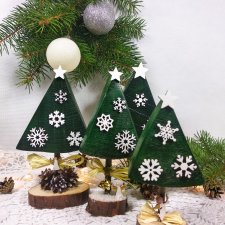 Ozdobne choinki - dekoracja, stroik. (20)