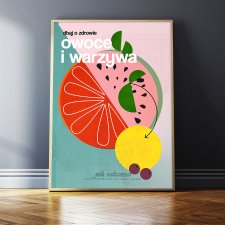 Warzywa o owoce - jedz codziennie (50x70)