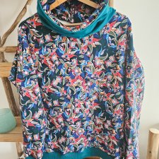 Bluza z kominem wzór paisley