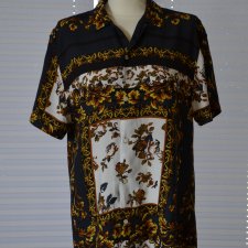 letnia luźna koszula vintage uniseks oversize damska lub męska