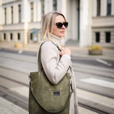 NELA- DUŻA TORBA W KOLORZE KHAKI