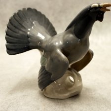 LIPPELSDORF Porcelanowa figura głuszca "Głuszec" Turyngia