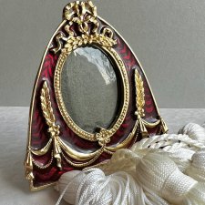 Fabergé Style Enamel Picture Frame ❤ Biżuteria dla domu ❤