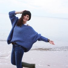 SWETER HANDMADE OVERSIZE