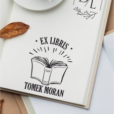 Stempel Ex Libris Exlibris personalizowany Książka I