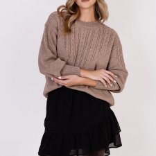 Swetrowa bluza - SWE322 mocca MKM