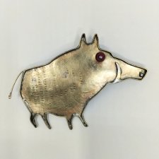 Zdzisław Dzikowski - broszka dzik