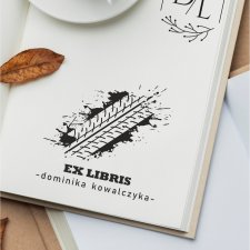 Stempel Ex Libris Exlibris personalizowany Opona