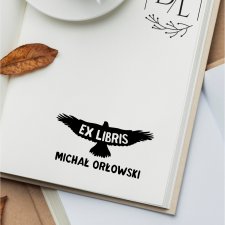 Stempel Ex Libris Exlibris personalizowany ORZEŁ