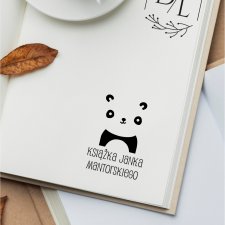 Stempel Ex Libris Exlibris personalizowany PANDA