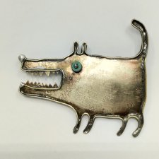 Pies szukający domu- broszka