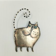 Kot  siñore Kotando -  broszka