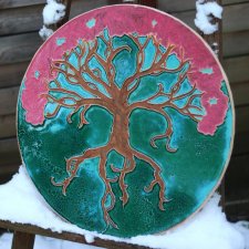 Dekor ceramiczny- Kwitnące Drzewo