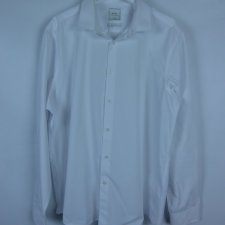 NEXT Tailoring biała koszula męska slim fit - 18 / EUR 46 / 3XL