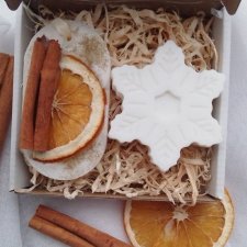 Zestaw świąteczny cynamon i pomarańcza
