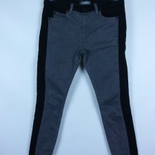 Marks Spencer limited spodnie jeans szaro czarne / 12 M