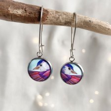 Violet bird kolczyki na dzień kobiet