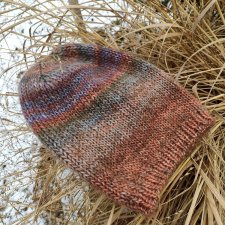 camel / czapka z jedwabiem