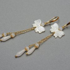 Perle bow - kolczyki