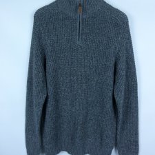 F&F męski melanżowy sweter z wool / M