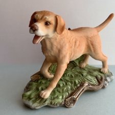 Royal osborne - Labrador retriever ❤ Figurka z biskwitowej porcelany