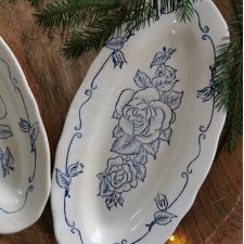 Ceramiczne półmiski vintage z czasów PRL.
