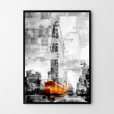 NEW YORK abstrakcja plakat 70x100 cm