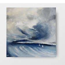 Obraz ręcznie malowany - Morze