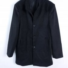 VIP męski flauszowy płaszcz z wool / M
