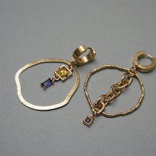 Alloys Collection /Odd/ - Circle kolczyki
