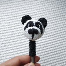 ozdoba na ołówek panda