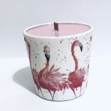 Świeczka sojowa Flamingi