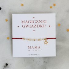 MAMA - Magicznej Gwiazdki - Alfabet Morse'a - Bransoletka