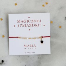 MAMA - Magicznej Gwiazdki - Alfabet Morse'a - Bransoletka