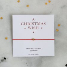 A Christmas Wish - Bransoletka ze złotą kulką, spełniająca życzenia ;)