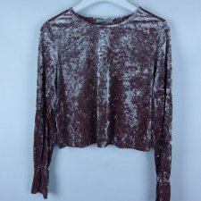 Zara welurowa bluzka - L mex. 30