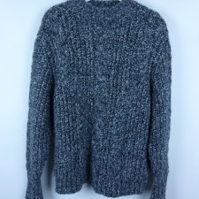Topshop szary melanżowy miękki sweter - UK M / EUR 40-42