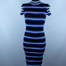 Superdry prążkowana sukienka w pasy 8 / 36 - XS z metką