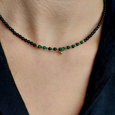 Naszyjnik z kuleczką MALACHITE