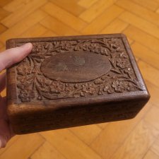 szkatułka na biżuterie indyjska drewno sheesham
