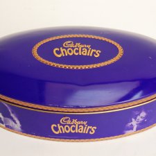 Cadbury Choclairs, stara puszka na cukierki, vintage